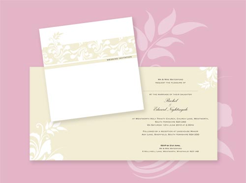 Millie Wedding Invitation 1 Millie Wedding Invitation