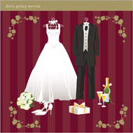 Fairytale wedding stationery invitation