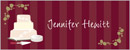 Fairytale wedding stationery place card