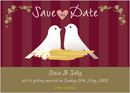 Fairytale wedding stationery save the date card