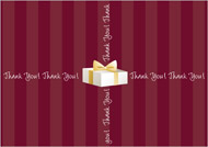 Fairytale wedding stationery thank you card