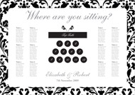 Flockamania wedding stationery table plan
