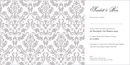 Flockamania wedding stationery invitation inside