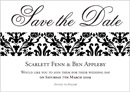 Flockamania wedding stationery save the date card