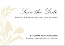 Millie wedding stationery save the date card
