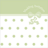 Polka Perfect wedding stationery Invitation