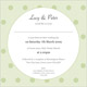 Polka Perfect wedding stationery invitation inside