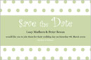 Polka Perfect wedding stationery save the date