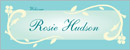 Romantic wedding stationery place card